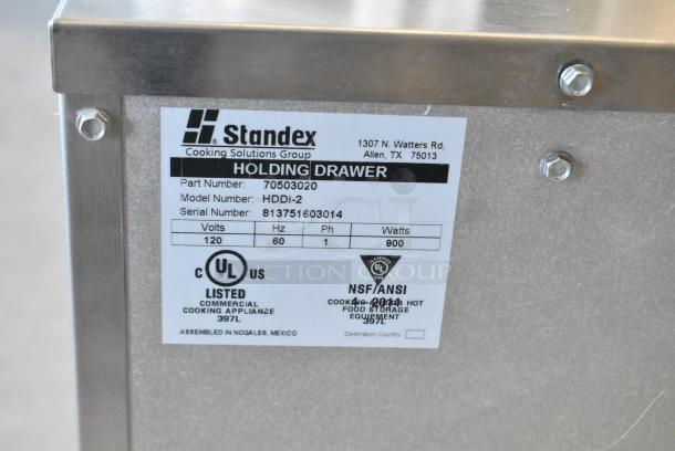 APW Wyott HDDI-2 Stainless Steel Commercial Countertop 2 Drawer Warming Drawer. 120 Volts, 1 Phase. Tested and Working! - Image 8 of 8