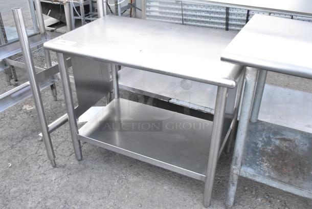 Stainless Steel Table w/ Under Shelf. - Image 2 of 5