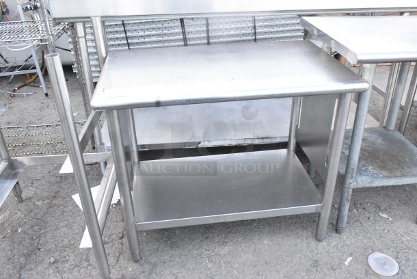 Stainless Steel Table w/ Under Shelf. - Image 3 of 5