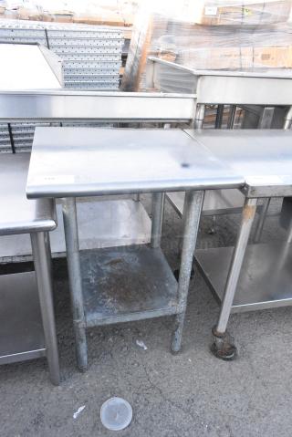 Stainless Steel Table w/ Under Shelf.