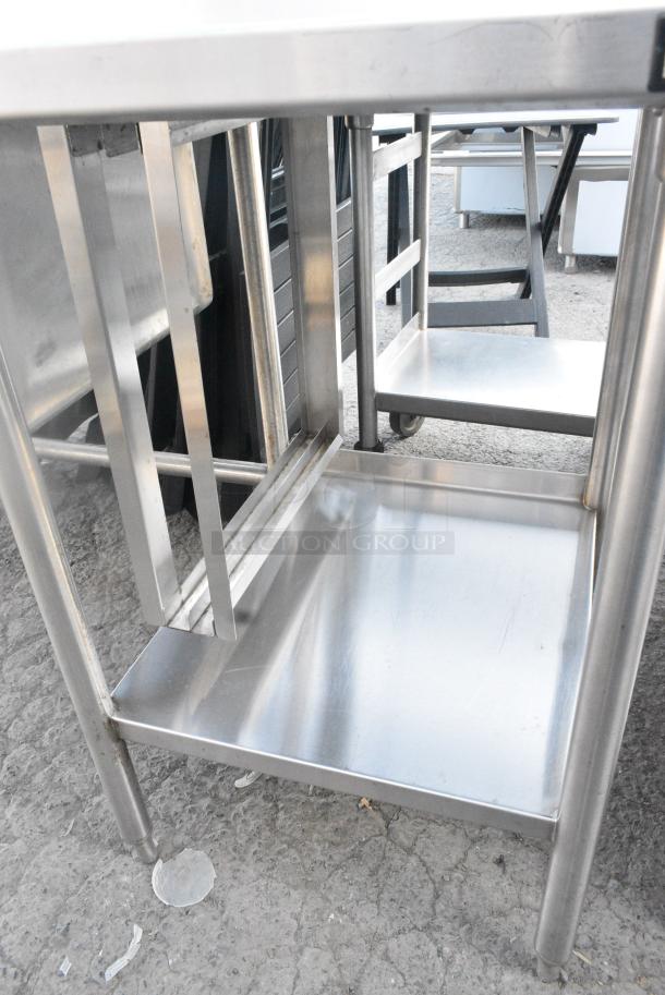 Stainless Steel Table w/ 2 Sink Bays and Under Shelf. - Image 4 of 9