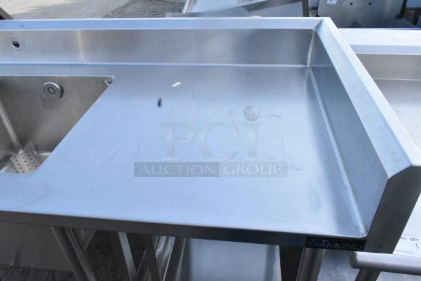 Stainless Steel Table w/ 2 Sink Bays and Under Shelf. - Image 5 of 9