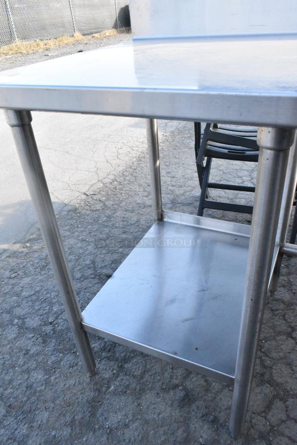 Stainless Steel Table w/ 2 Sink Bays and Under Shelf. - Image 9 of 9