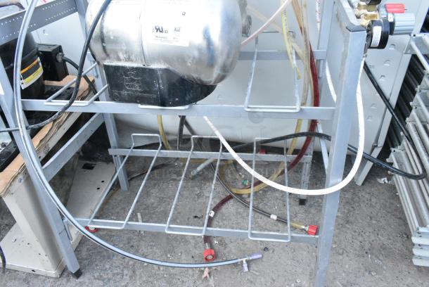 8 Soda Pumps on Chrome Finish Soda Rack and Carbonator. 8 Times Your Bid! - Image 5 of 7