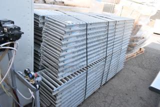 60 Metal Conveyor Belt Roller Sections. 60 Times Your Bid!