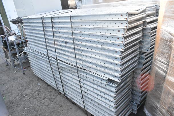 60 Metal Conveyor Belt Roller Sections. 60 Times Your Bid! - Image 2 of 4