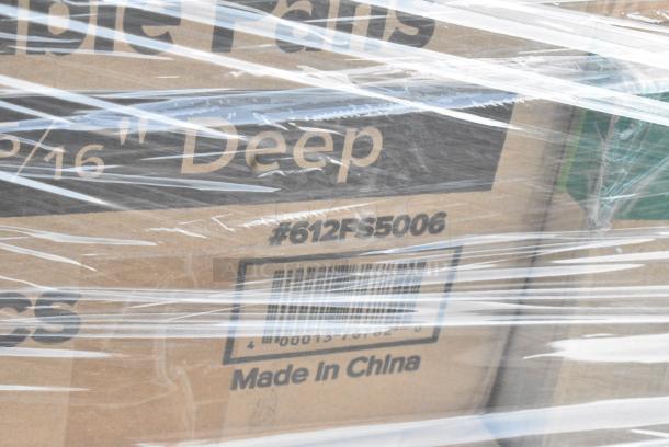 35 BRAND NEW SCRATCH AND DENT! Items Including 129MCR16B Choice 16 oz. Black 6 1/4" Round Microwavable Heavy Weight Container with Lid - 150/Case, 612FS5006 Choice Third Size Foil Steam Pan Deep 3 5/16" Depth - 100/Case, 395TO993 EcoChoice No PFAS Added Bamboo / Bagasse 9" x 9" x 3" 3 Compartment Takeout Container - 200/Case, 760V32KR Carnival King Kraft 32 oz. Popcorn Cup - 500/Case, 433NACHOS Carnival King Small Clear 2 Compartment Plastic Nacho Tray - 500/Case, 5001RT800B Lavex 8" White Hardwound Paper Towel, 800 Feet / Roll - 6/Case, 500TO993C3 Choice 9" x 9" x 3" Microwaveable 3-Compartment Black / Clear Plastic Hinged Container - 100/Case. 35 Times Your Bid! - Image 6 of 12