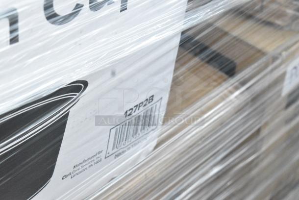 25 BRAND NEW SCRATCH AND DENT! Items Including 485CBR Choice 8" Red Plastic Soda / Sundae Spoon - 1000/Case, 129MCR50B Choice 48 oz. Black Round Microwavable Heavy Weight Container with Lid 9" - 150/Case, 612P527 Choice 7" Clear Round Plastic Dome Lid - 500/Case, 612FTL1230 Choice Foil Steam Table Pan Lid - Third Size - 100/Case, 127P2B Choice Black Plastic Souffle Cup / Portion Cup - 2 oz. - 2500/Case, 500TW14 Choice 14 oz. Translucent Thin Wall Plastic Cold Cup - 1000/Case, 500CC16 Choice Clear PET Customizable Plastic Cold Cup 16oz 1000/Case, 130TONG10BLK Visions 10 1/2" Black Disposable Plastic Tongs - 36/Case. 25 Times Your Bid! - Image 9 of 12