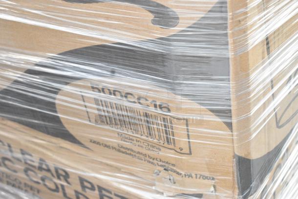 25 BRAND NEW SCRATCH AND DENT! Items Including 485CBR Choice 8" Red Plastic Soda / Sundae Spoon - 1000/Case, 129MCR50B Choice 48 oz. Black Round Microwavable Heavy Weight Container with Lid 9" - 150/Case, 612P527 Choice 7" Clear Round Plastic Dome Lid - 500/Case, 612FTL1230 Choice Foil Steam Table Pan Lid - Third Size - 100/Case, 127P2B Choice Black Plastic Souffle Cup / Portion Cup - 2 oz. - 2500/Case, 500TW14 Choice 14 oz. Translucent Thin Wall Plastic Cold Cup - 1000/Case, 500CC16 Choice Clear PET Customizable Plastic Cold Cup 16oz 1000/Case, 130TONG10BLK Visions 10 1/2" Black Disposable Plastic Tongs - 36/Case. 25 Times Your Bid! - Image 11 of 12