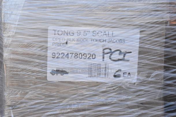 16 BRAND NEW SCRATCH AND DENT! Items Including Dart 8B20 8 oz. Insulated White Customizable Foam Container - 1000/Case 3018B20, Dart 32RL Foam Vented Lid - 500/Case  30132RL, 600BDR36F Regency 36" Stainless Steel Flush Mount Beer Drip Tray, 760TP16D Cup 16oz PET Ultra, 9224780920 Vollrath 4780920 Jacob's Pride 9 1/2" Stainless Steel Scalloped Tongs with Black Coated Kool-Touch® Handle, Dart DNR662 Conex Clear PET Plastic Dome Lid with No Hole - 1000/Case 760DNR662. 16 Times Your Bid! - Image 9 of 12