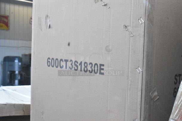 9 BRAND NEW SCRATCH AND DENT! Items Including 600CT3S1830E Regency 18" x 30" Three Shelf 18-Gauge 304 Stainless Steel Utility Cart with Enclosed Base and Open Front, 427BAU3232SF Lancaster Table & Seating 32" x 32" Sea Foam Powder-Coated Aluminum Bar Height Outdoor Table with Umbrella Hole, 600T3036G Regency 30" x 36" 18-Gauge 304 Stainless Steel Commercial Work Table with Galvanized Legs and Undershelf, 600FT1236SS Regency 12" x 36" 14-Gauge Stainless Steel Floor Trough with Grate, 460EB1472 Regency 14" x 72" NSF Black Epoxy Wire Shelf. 9 Times Your Bid! May Be Missing Pieces - Image 7 of 13