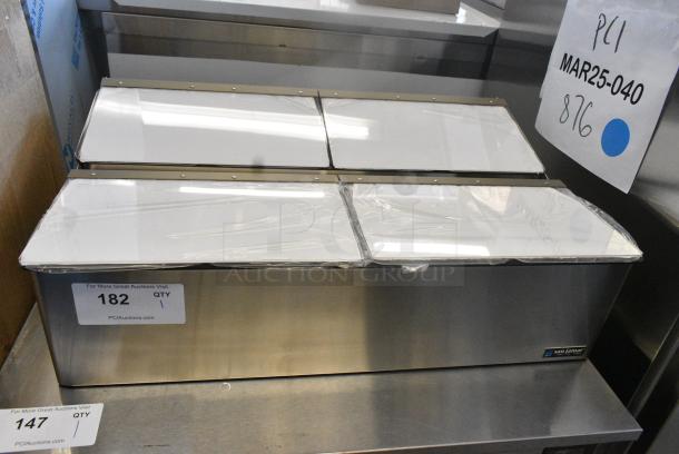 BRAND NEW SCRATCH AND DENT! San Jamar Stainless Steel Topping Bin - Image 1 of 7