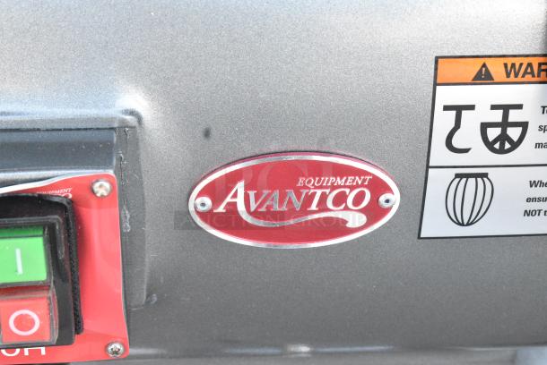BRAND NEW SCRATCH AND DENT! Avantco 177MX20H Metal Commercial Countertop 20 Quart Planetary Dough Mixer w/ Stainless Steel Mixing Bowl, Bowl Guard, Dough Hook and Whisk Attachments. 120 Volts, 1 Phase. Cannot Test Due To Damaged Plug - Image 4 of 9