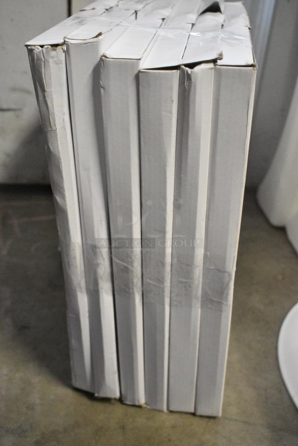 6 BRAND NEW SCRATCH AND DENT! White Poly Round Lid. 6 Times Your Bid! - Image 6 of 9