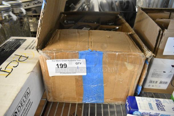 BRAND NEW SCRATCH AND DENT! Box of 10 407SYRD14 Choice 14 oz. Glass Teardrop Syrup Dispenser - Image 2 of 6