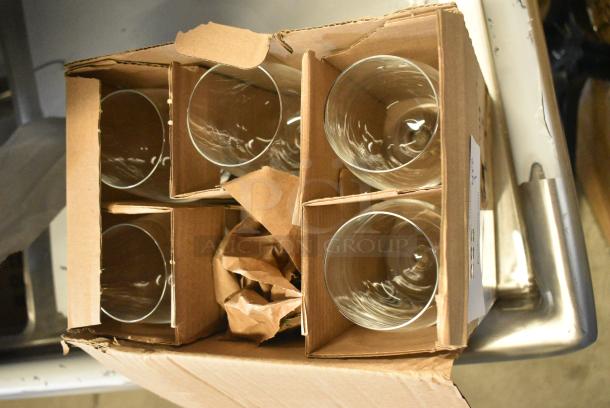 BRAND NEW SCRATCH AND DENT! Box of 6 Burgundy Wine Glasses - Image 3 of 6