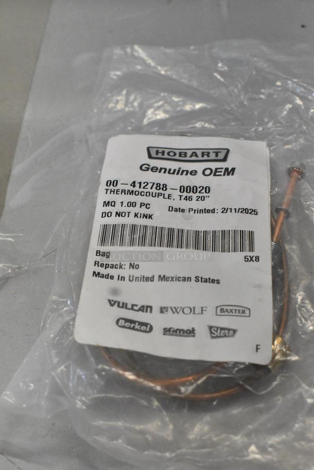 6 BRAND NEW SCRATCH AND DENT! Items Including Vulcan 00-944249 Igniter Electrode, Vulcan 00-412788-00020 20" Thermocouple. 6 Times Your Bid! - Image 9 of 11