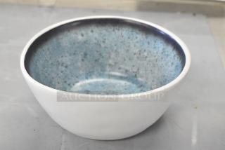 BRAND NEW SCRATCH AND DENT! Box of 6 cheforward™ by GET Savor 20 oz. Robin's Egg Blue Melamine Bowl