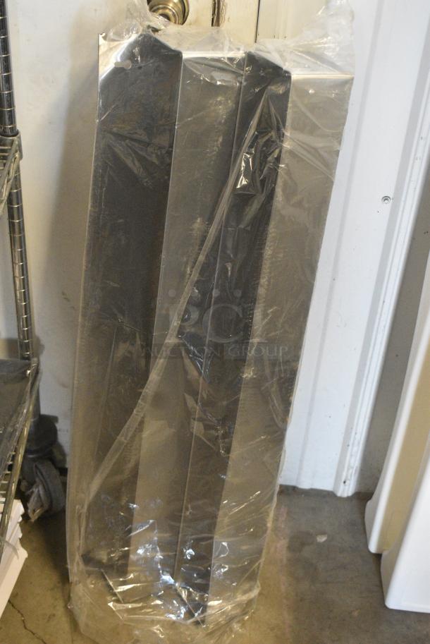 BRAND NEW SCRATCH AND DENT! 712B5536D Steelton Stainless Steel Double Tier Speed Rail - 36" - Image 1 of 4