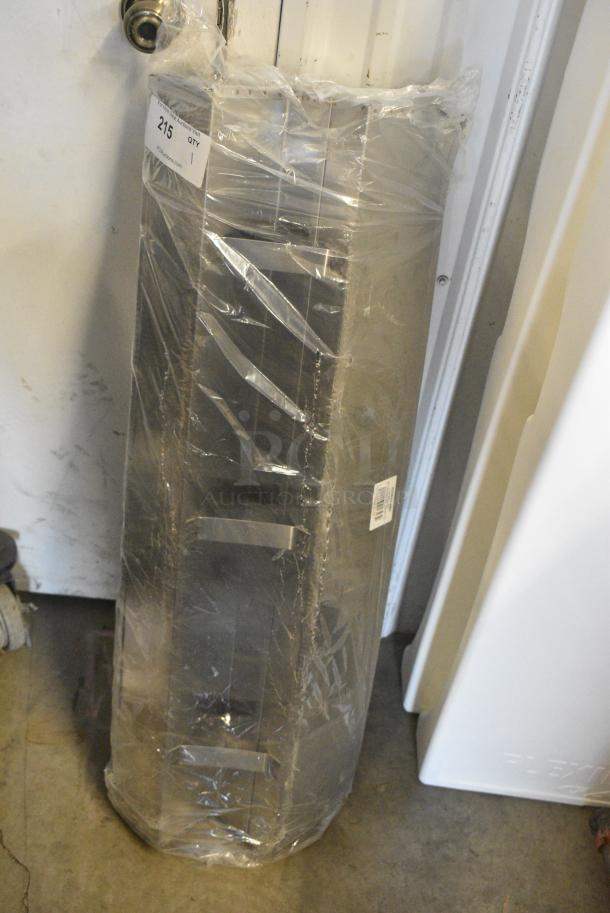 BRAND NEW SCRATCH AND DENT! 712B5536D Steelton Stainless Steel Double Tier Speed Rail - 36" - Image 3 of 4