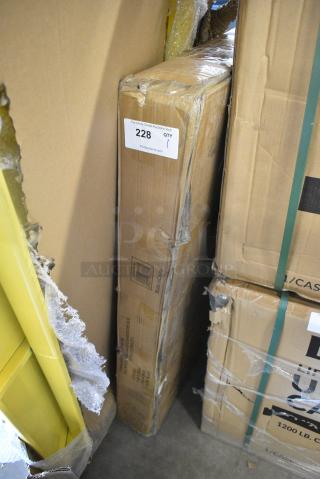 BRAND NEW SCRATCH AND DENT! 164WAITRS1BK Lancaster Table & Seating 46" Black Host Station / Host Podium