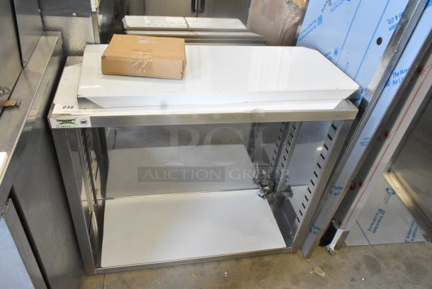 BRAND NEW SCRATCH AND DENT! Regency 600DC1536 15" x 36" 18 Gauge Type 304 Stainless Steel Dish Cabinet with Adjustable Midshelf - Image 1 of 6