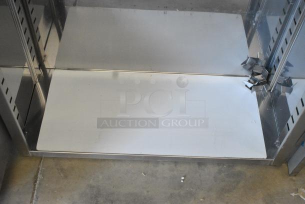BRAND NEW SCRATCH AND DENT! Regency 600DC1536 15" x 36" 18 Gauge Type 304 Stainless Steel Dish Cabinet with Adjustable Midshelf - Image 3 of 6