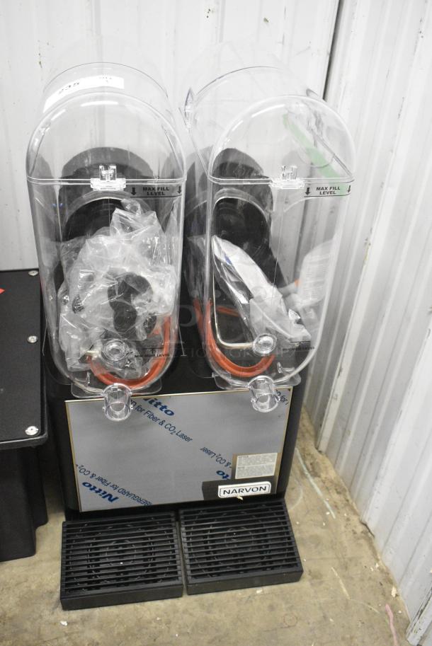 BRAND NEW SCRATCH AND DENT! Narvon 378RBD5G2 Double 5 Gallon Bowl Refrigerated Beverage Dispenser. 115 Volts, 1 Phase. Tested and Working! - Image 1 of 8