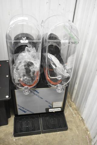 BRAND NEW SCRATCH AND DENT! Narvon 378RBD5G2 Double 5 Gallon Bowl Refrigerated Beverage Dispenser. 115 Volts, 1 Phase. Tested and Working!