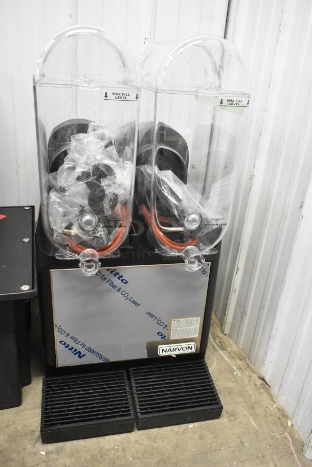 BRAND NEW SCRATCH AND DENT! Narvon 378RBD5G2 Double 5 Gallon Bowl Refrigerated Beverage Dispenser. 115 Volts, 1 Phase. Tested and Working! - Image 2 of 8