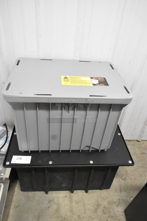 2 BRAND NEW SCRATCH AND DENT! Items Including Ashland PolyTrap 4820 40 lb. Grease Trap with Threaded Connections and Endura 3920PA15 2" Plaster Trap - 20 GPM. 2 Times Your Bid! - Image 1 of 6