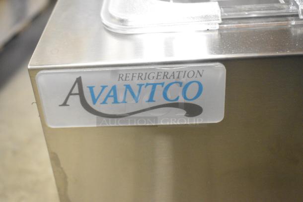 BRAND NEW SCRATCH AND DENT! Avantco 360CPT15HC CPT-15-HC 15" Countertop Refrigerated Prep Rail. 115 Volts, 1 Phase. Tested and Working! - Image 4 of 8