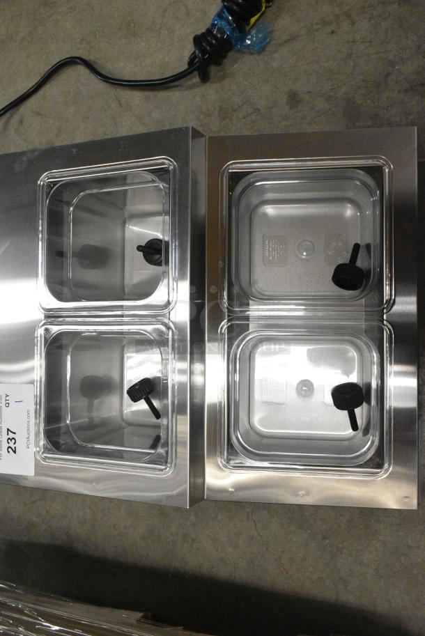BRAND NEW SCRATCH AND DENT! Avantco 360CPT15HC CPT-15-HC 15" Countertop Refrigerated Prep Rail. 115 Volts, 1 Phase. Tested and Working! - Image 5 of 8