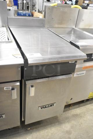 Vulcan VWT18B Stainless Steel Commercial Counter w/ Door and Under Shelf.