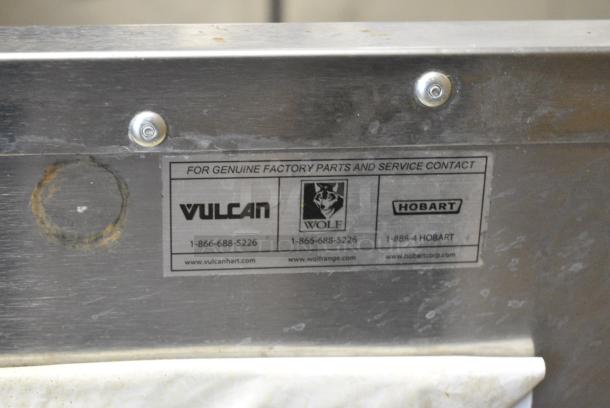 Vulcan VWT18B Stainless Steel Commercial Counter w/ Door and Under Shelf. - Image 7 of 9