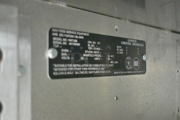 Vulcan VWT18B Stainless Steel Commercial Counter w/ Door and Under Shelf. - Image 8 of 9