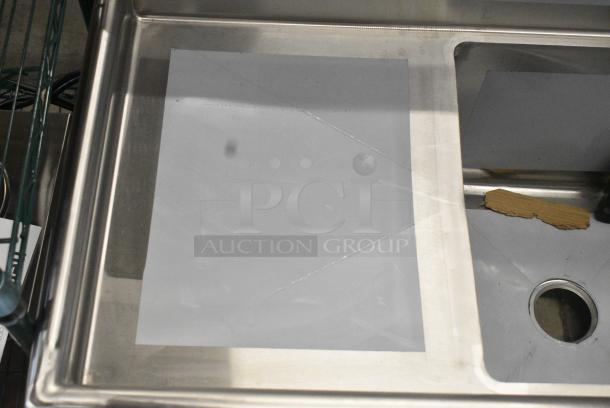 BRAND NEW SCRATCH AND DENT! Regency 600S1181818L Stainless Steel Single Bay Sink w/ Left Side Drain Board. - Image 6 of 8