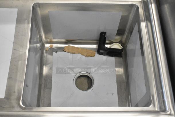 BRAND NEW SCRATCH AND DENT! Regency 600S1181818L Stainless Steel Single Bay Sink w/ Left Side Drain Board. - Image 7 of 8
