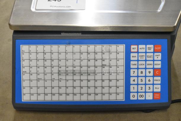 BRAND NEW SCRATCH AND DENT! AvaMix 334PCSP30T 30 lb. Digital WiFi Price Computing Scale with Thermal Label Printer and LCD Tower Display, Tested and Working! - Image 3 of 9