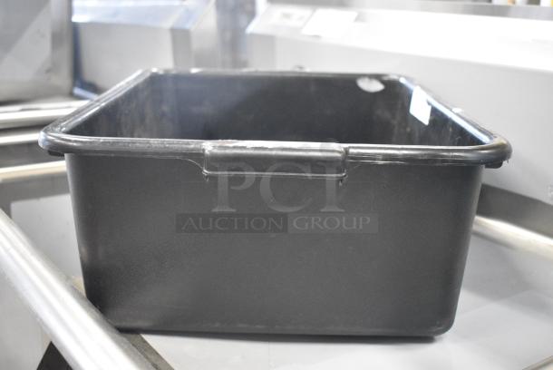 2 BRAND NEW SCRATCH AND DENT! 176BT20157BK Choice 20" x 15" x 7" Black Polypropylene Bus Tub, Bus Box. 2 Times Your Bid! - Image 2 of 4