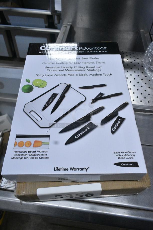 BRAND NEW SCRATCH AND DENT! Cuisinart C55CB-11PBGR 11 Piece Knife Set - Image 1 of 3