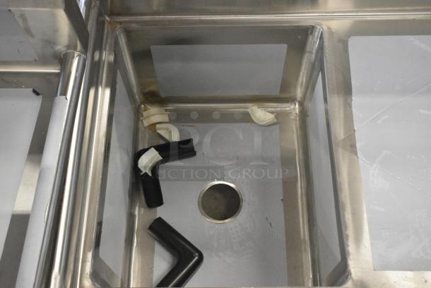 BRAND NEW SCRATCH AND DENT! Regency 600S1162018R Stainless Steel Single Bay Sink w/ Right Side Drain Board. No Legs. - Image 5 of 6
