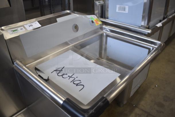 BRAND NEW SCRATCH AND DENT! Regency 600S1162018L Stainless Steel Single Bay Sink w/ Left Side Drain Board. No Legs. - Image 2 of 7