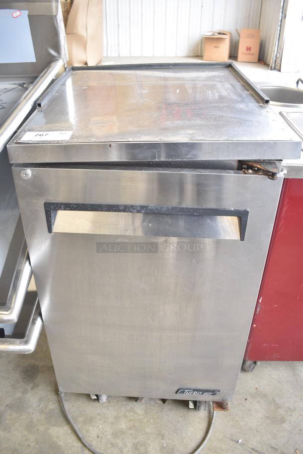 Turbo Air TBD-1SD Stainless Steel Commercial Single Door Undercounter Cooler on Commercial Casters. 115 Volts, 1 Phase. Tested and Powers On But Does Not Get Cold - Image 1 of 9