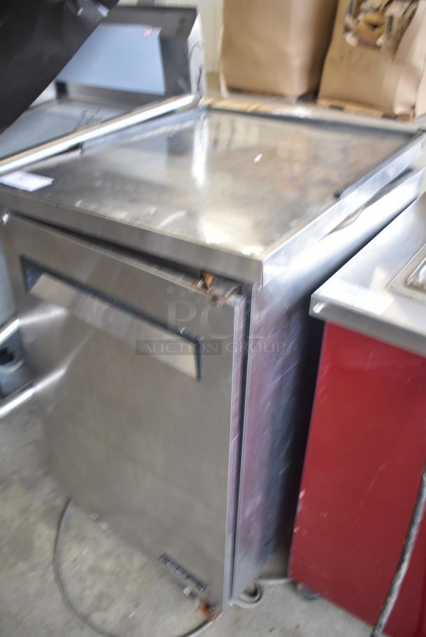 Turbo Air TBD-1SD Stainless Steel Commercial Single Door Undercounter Cooler on Commercial Casters. 115 Volts, 1 Phase. Tested and Powers On But Does Not Get Cold - Image 3 of 9