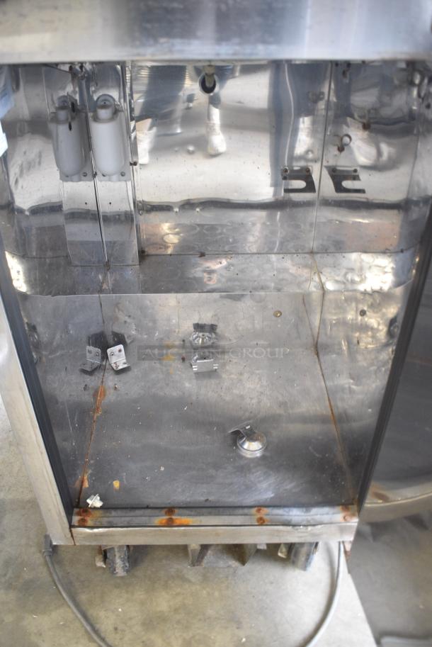 Turbo Air TBD-1SD Stainless Steel Commercial Single Door Undercounter Cooler on Commercial Casters. 115 Volts, 1 Phase. Tested and Powers On But Does Not Get Cold - Image 4 of 9