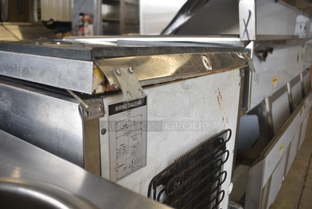 Turbo Air TBD-1SD Stainless Steel Commercial Single Door Undercounter Cooler on Commercial Casters. 115 Volts, 1 Phase. Tested and Powers On But Does Not Get Cold - Image 7 of 9