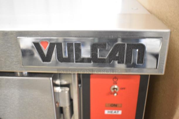 BRAND NEW SCRATCH AND DENT! Vulcan VC5ED Stainless Steel Commercial Electric Powered Single Deck Full Size Electric Convection Oven w/ View Through Doors, Metal Oven Racks and Thermostatic Controls. 208 Volts, 3 Phase. - Image 4 of 10