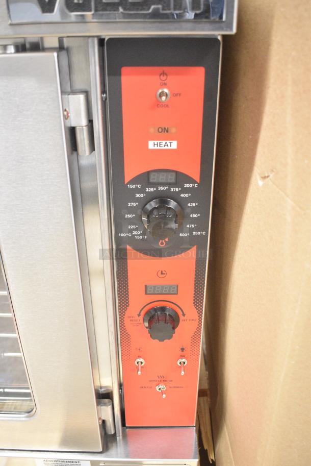 BRAND NEW SCRATCH AND DENT! Vulcan VC5ED Stainless Steel Commercial Electric Powered Single Deck Full Size Electric Convection Oven w/ View Through Doors, Metal Oven Racks and Thermostatic Controls. 208 Volts, 3 Phase. - Image 5 of 10