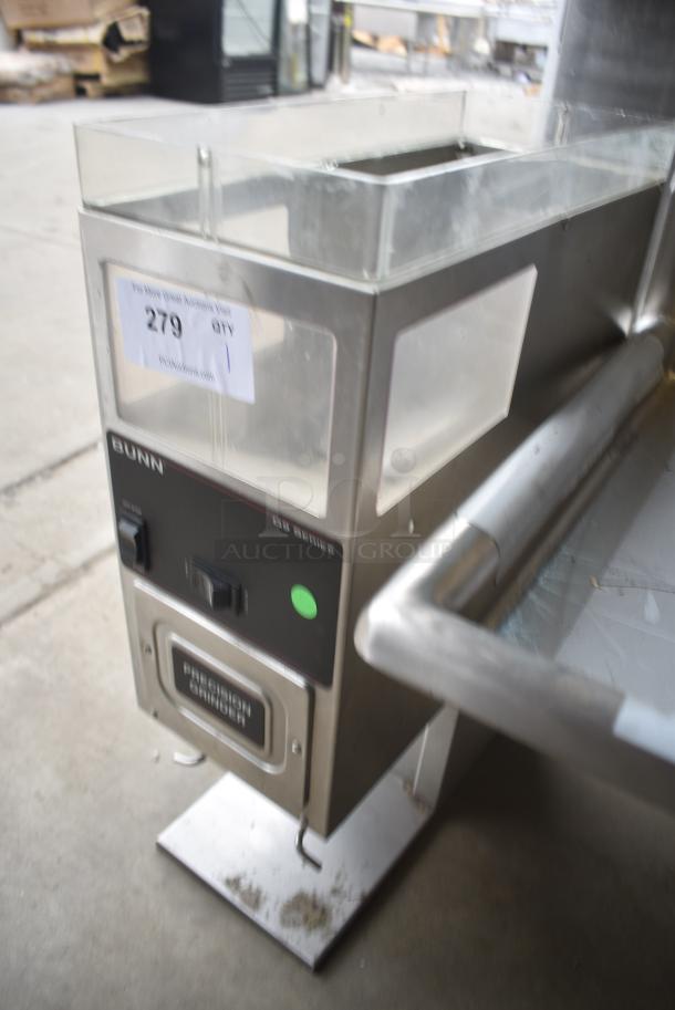 Bunn G9-2T HD Stainless Steel Commercial Countertop Coffee Bean Grinder. 120 Volts, 1 Phase. Tested and Does Not Power On - Image 3 of 7